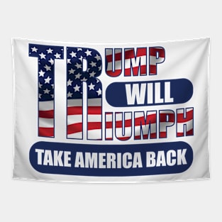 Trump, Take America Back Tapestry