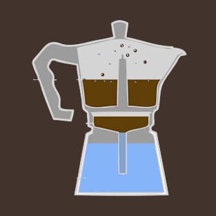 Espresso coffee machine illustration T-Shirt