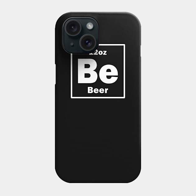 Beer 12oz Element of the Periodic Table Phone Case by TextTees