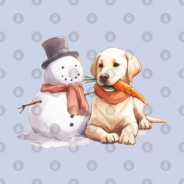 Snow Buddies -  Labrador Retriever by ZogDog Pro