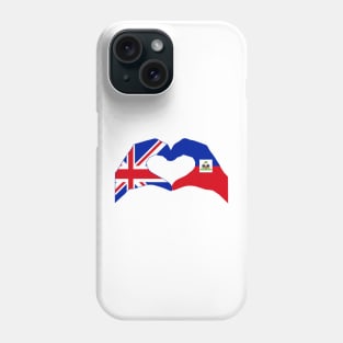 We Heart UK & Haiti Patriot Flag Series Phone Case