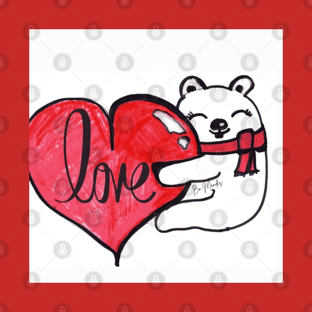 polar bear in love by FilMate