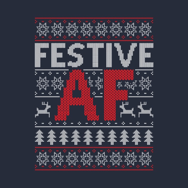 Festive AF Christmas Knit Pattern by Rebus28