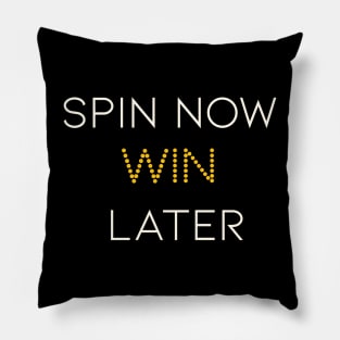 Spin Now Wine Later Pillow