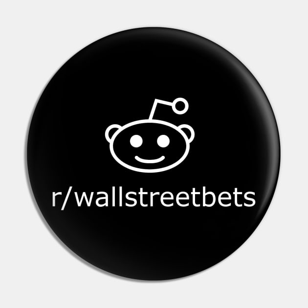 r/wallstreetbets (white) Pin by Big Term Designs