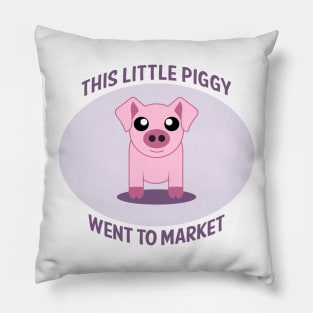 This Little Piggy Pillow