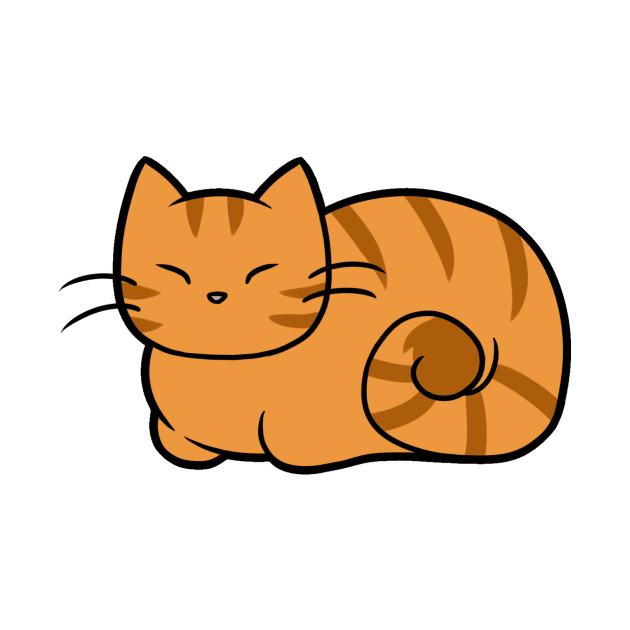 Orange Striped Cat by MissOstrich