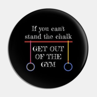 If you cant stand the Chalk Gymnastic and Acrobatic Gymnast Pin