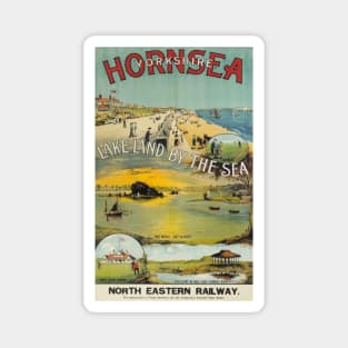 Hornsea, Yorkshire - NER - Vintage Railway Travel Poster - 1910s Magnet