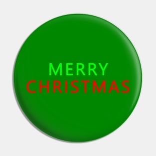 MERRY CHRISTMAS Pin