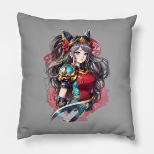 Cetus Fantasia: Ethereal AI Anime Character Artistry Pillow