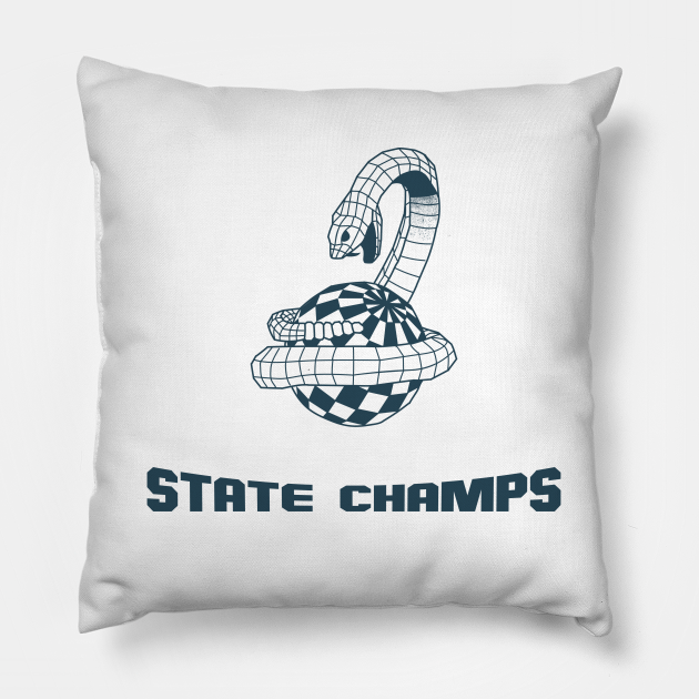 STATE CHAMPS Pillow by sandangmurah