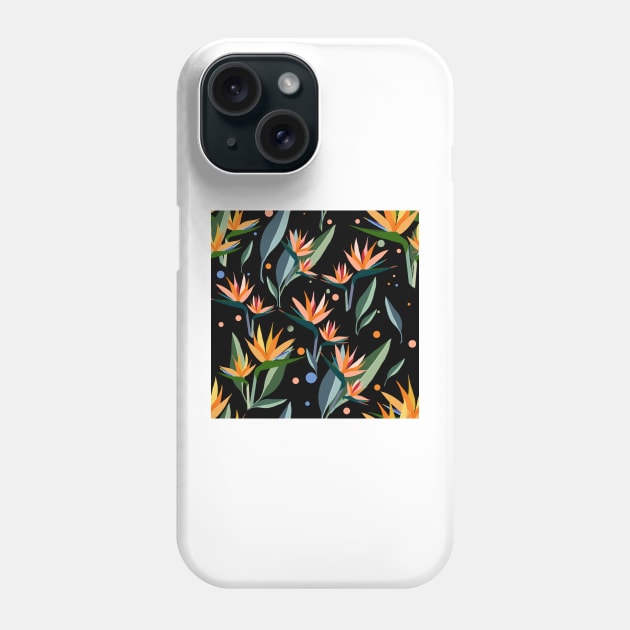 Bird of paradise . Phone Case by atep