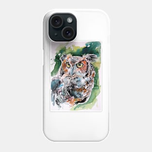 Owl watching Phone Case