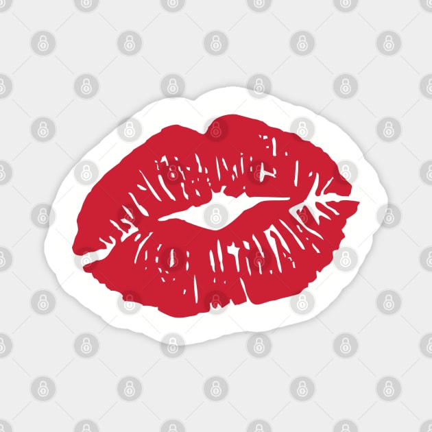 Kiss Magnet by OgogoPrintStudio