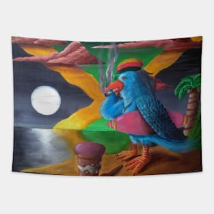 Rastafarian Bird Tapestry