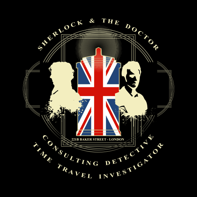 CONSULTING DETECTIVE & TIME TRAVEL INVESTIGATOR by KARMADESIGNER T-SHIRT SHOP