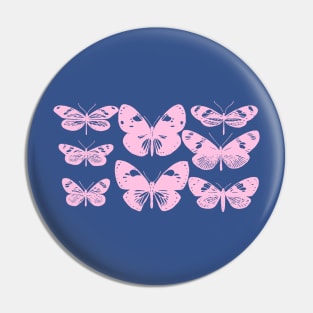 Pink Papillon Butterfly Pin