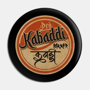 Vintage Kabaddi Session Pin