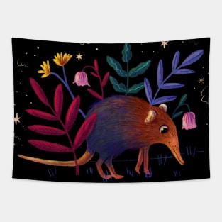 Golden Rumpert Elephant Shrew Tapestry