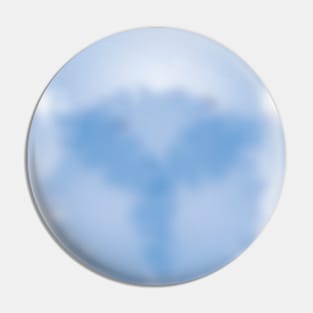 blue big dot faded Pin