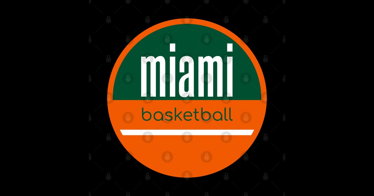 Miami Basketball Miami Hurricanes Sticker Teepublic