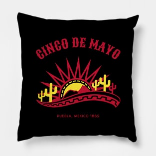 Cinco de Mayo 1862 Puebla Mexico Pillow