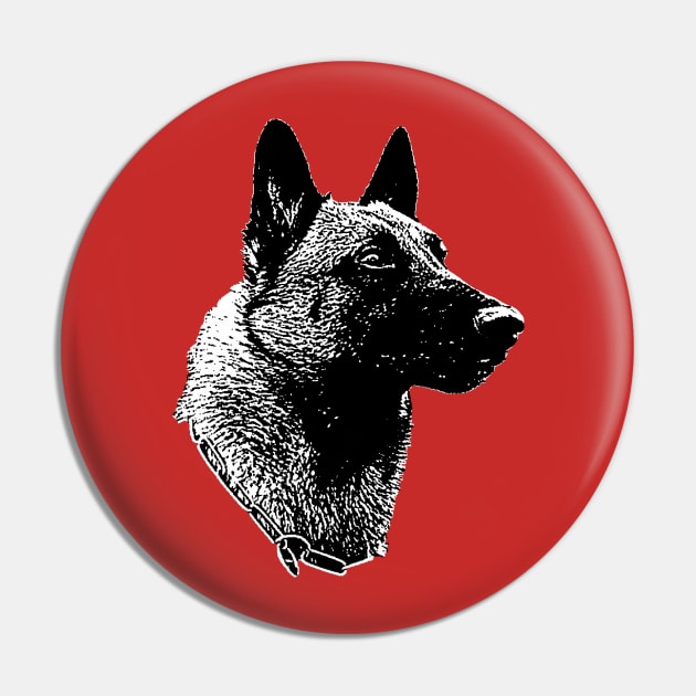 Belgian Malinois Pin by childofthecorn