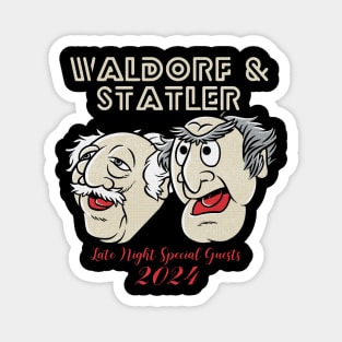 Statler and Waldorf late night special guest 2024 Magnet