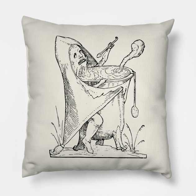 Grotesque #5 The Drolatic Dreams of Pantagruel (1565 Pillow by n23tees