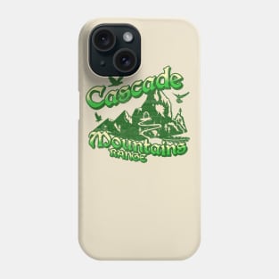 Cascade Mountains Graphic, North Cascades Hiking , Camping Lover Gift, Vacation Holiday Forest for him her woman Phone Case