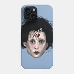 Edward Scissorhands BLUE Phone Case