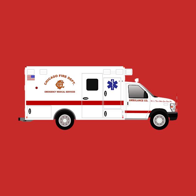 Chicago Fire Dept. Ambulance by BassFishin