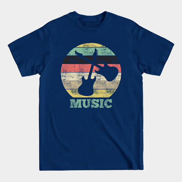 Retro Guitar - Retro Guitar - T-Shirt