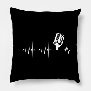 Awesome Podcast Heartbeat Podcaster Heart Beat Pillow