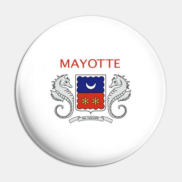 Mayotte Pin by Wickedcartoons