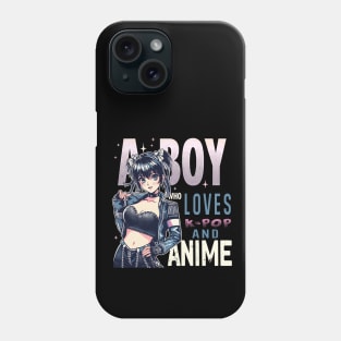 A Boy Who Loves K-Pop And Anime Otaku Manga Manwha Korean Phone Case