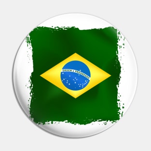 Brazil Artwork Pin