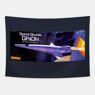 Vintage Aurora Model KIt Box Art - Orion Space Clipper 2001 Tapestry