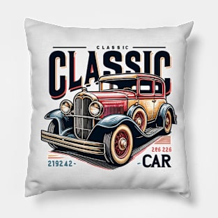 Classic Car Pillow