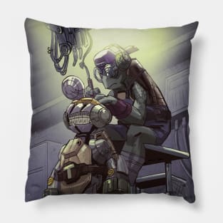 TMNT Donatello and Metalhead Pillow