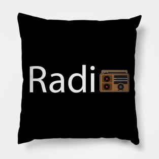 Radio  artistic design Pillow