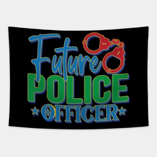 Future Police Officer Tapestry