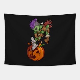 Halloween Orc Tapestry