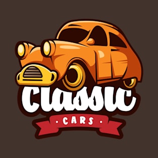 Classic Cars Cartoon Automotive T-Shirt