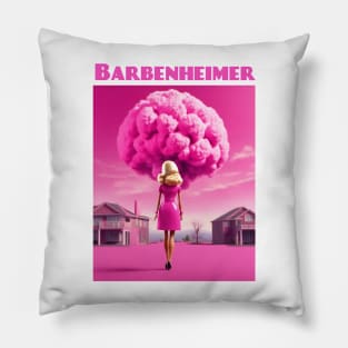 Barbie x Oppenheimer 2023 | BARBENHEIMER Pillow