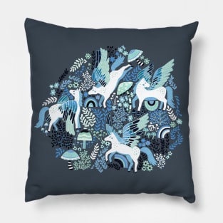 Pegasus Blues Pillow