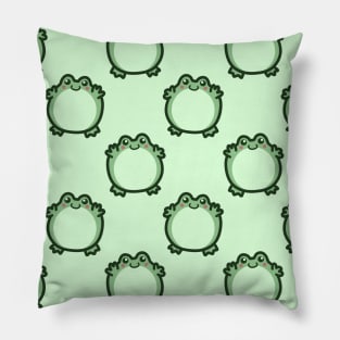 Cute Frog Pattern Pillow