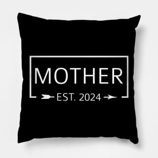 Mom Est. 2024 Expect Baby 2024, Mother 2024 New Mom 2024 Pillow