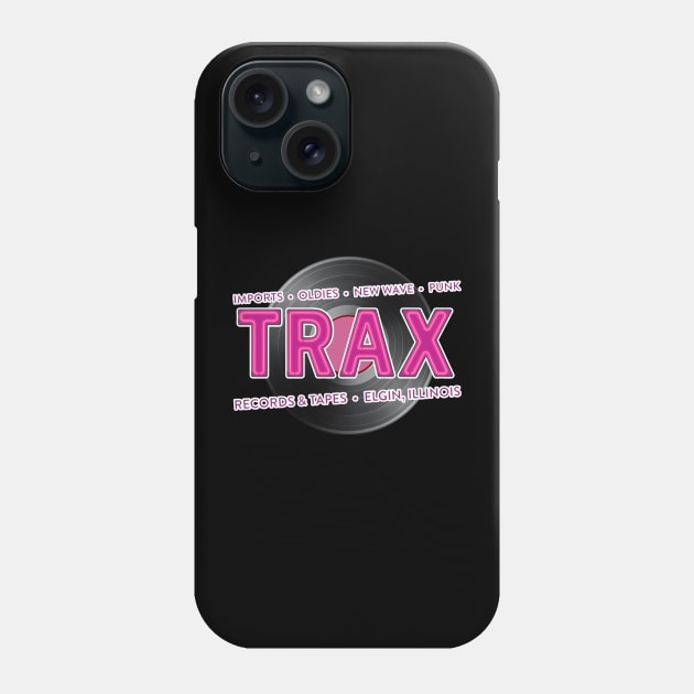 TRAX Records & Tapes Phone Case by RetroZest